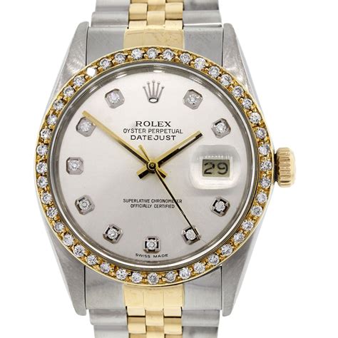 rolex 16013 for sale|rolex datejust 16013 diamond bezel.